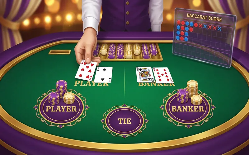 Tutorial de Bacará - Como Jogar no win444